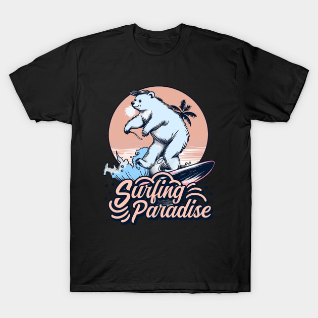 Surfing Paradise T-Shirt by ARTGUMY